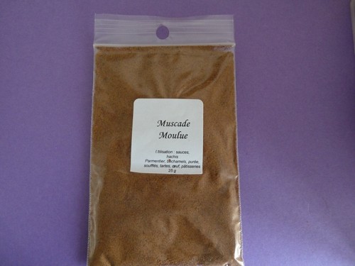 Muscade poudre sauce - poudre, 25