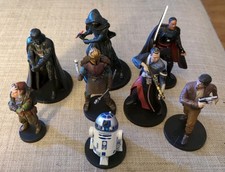 Star Wars Lot Of 8 Collectible PVC Figures/Cake Toppers Lucasfilm