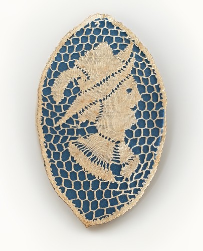 Rare dentelle fuseau xixe - au,