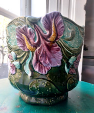 ANCIEN CACHE POTS EN BARBOTINE