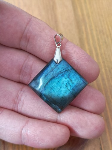 Pendentif pierre naturelle - pierre,