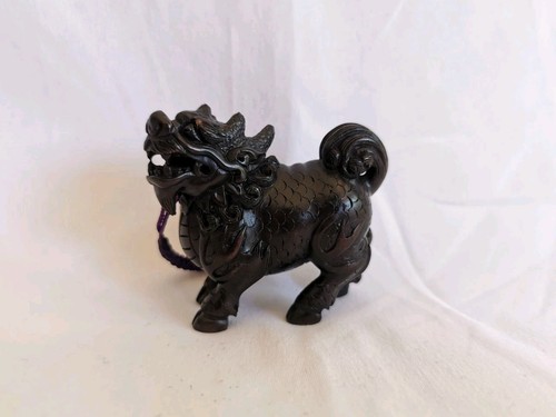 Tagayasan netsuke signé - netsuke, en