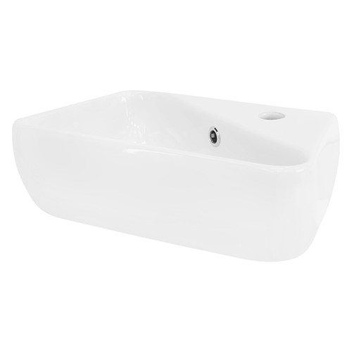 Lavabo blanc céramique - blanc, en