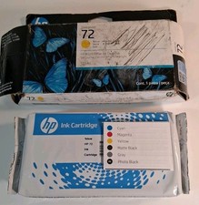 HP Designjet 72 Yellow Ink Cartridge 130ml Sealed Exp MAR 2026 Open Box