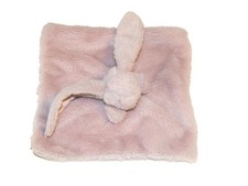 Doudou plat Lapin rose mauve
