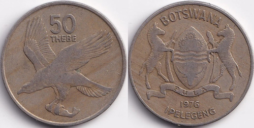 Thebe 1976 botswana - thebe, aigle