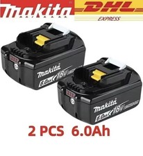 Genuine Twin Pack Makita BL1860B 18V 6.0Ah LXT Lithium Battery brand new