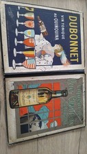 PORTE MENU RESTAURANT BAR DUBONNET circa 1928 + CHAMPAGNE MORLANT 