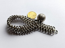 bracelet argent massif maille