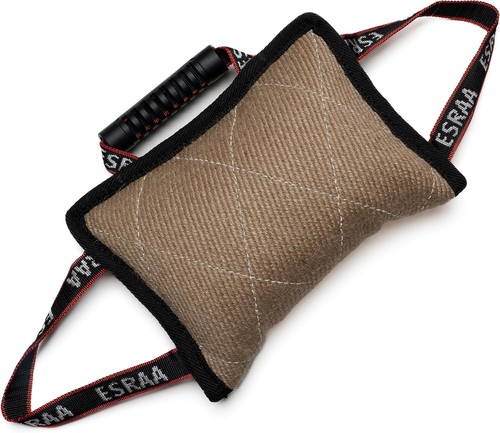 Coussin mordant chien jute - chien,