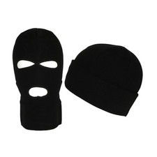 Bonnet Cagoule Noire Trois