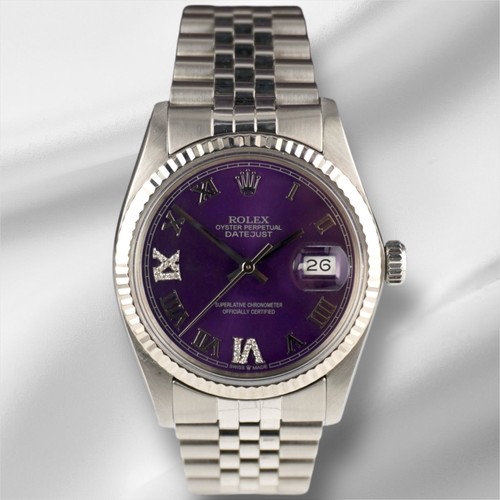 Rolex datejust acier - 36, mm