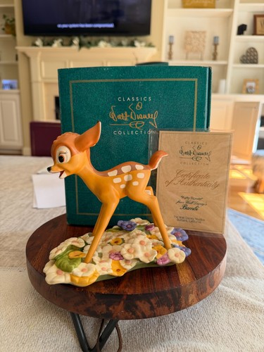 Wdcc bambi purty flower - bambi, flower"