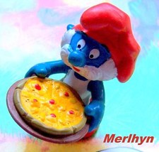 20180 Schtroumpf glouton pizza