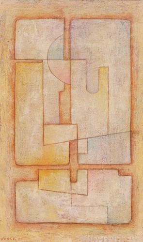 Tableau abstrait composition