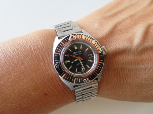 Montre plongée enicar - montre, de