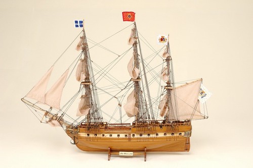Maquette bateau bois fait - bois,