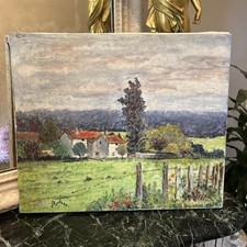 Huile Sur Toile Ancienne