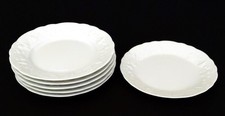 (6) Philippe Deshoulieres Plates ~ 5 Bread + 1 Canape ~ Blanc de Blanc ~ Limoges