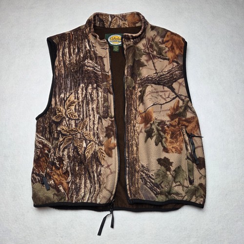 Cabelas camouflage fleece vest - cabelas,