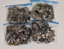Huge Zipper Pull Lot 400+ Pieces 7 Pounds. Read Description