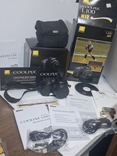 Nikon Coolpix L100 Digital Camera Kit Complete Kit-Original Box-Nice! (s)