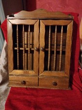 Ancienne Étagère À Épices En Bois