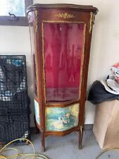 French Louis XV Style Vitrine Curio Cabinet