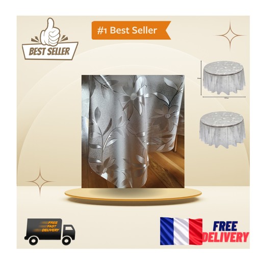 Nappe ronde pvc - nappe, transparente