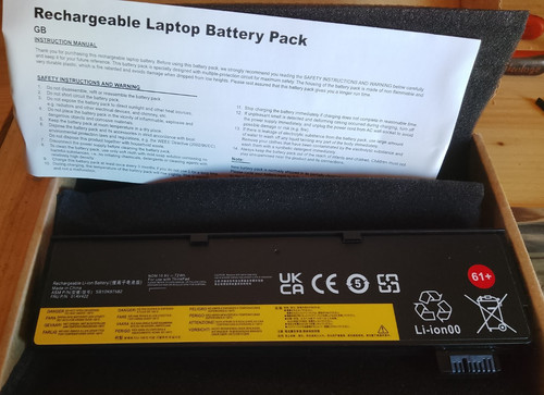 Batterie 72wh - batterie, 61+/10.8v/""72wh""