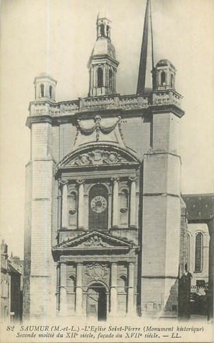 Saumur eglise saint pierre - saumur,