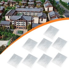 Lot de 8 tuiles miniatures ondulées à l'échelle 1/72 pour toiture de