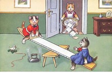 CATS #MK40144 CATS HUMANIZE SWING WITH IRONING BOARD LINEN TOYS