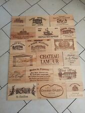 Lot de 18 estampes bois