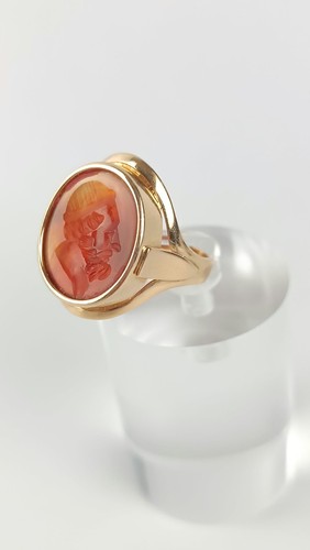 Bague ancienne or jaune - t, 55,5