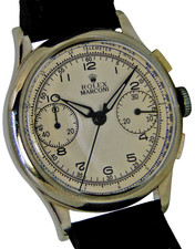 Vintage ROLEX Marconi chronograph 34mm mens Swiss watch just serviced