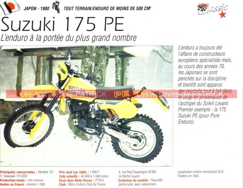 Suzuki 175 - pe, pe175