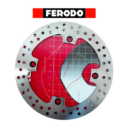 Disque frein avant ferodo - disque,