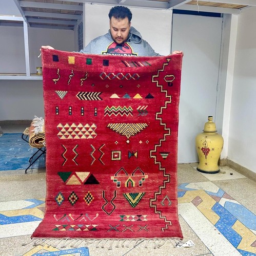 Tapis laine berbère - tapis,