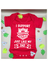 Brentford FC Personalised Novelty Baby Football Vest BabyGrow Bodysuit FREE P&P