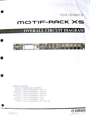 Yamaha motif rack - motif, xs
