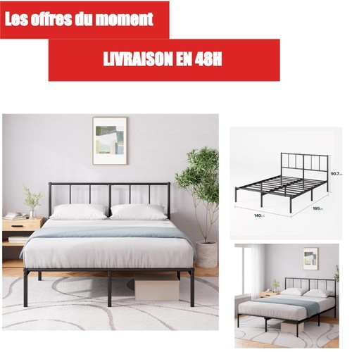 Zinus justin sommier 140x190 - sommier,