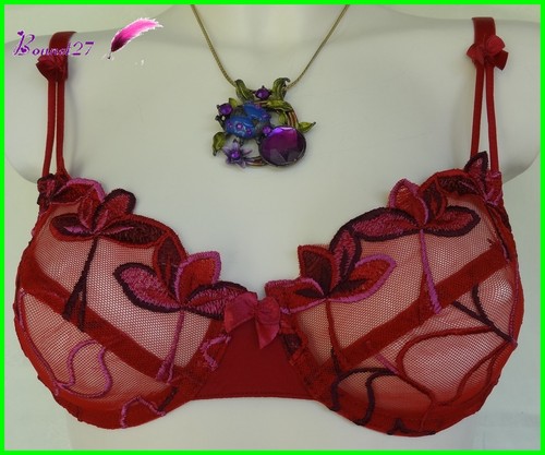 Soutien gorge miriale bordeaux - soutien,