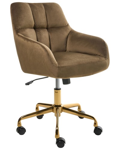 Chaise bureau velours - chaise,