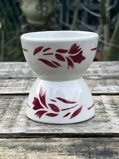 Coquetier diabolo en faïence