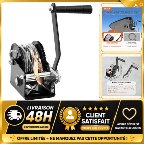 Treuil manuel vevor 362 kg - treuil,