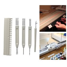 Paquet de 5 aiguilles à tricoter pour outils de transfert pour machines à