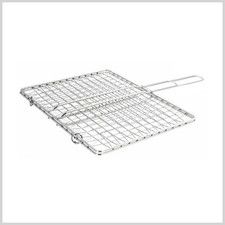 Grille Graticola Acier Inox Sans Pieds 40X45 Barbecue Fornacella