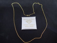 Chaine maille gourmette en Or