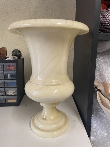 Vase néoclassique albâtre - vase, en